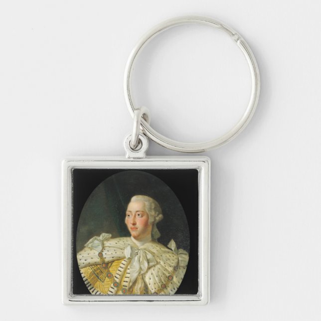 Portrait of King George III  after 1760 Key Ring (Front)