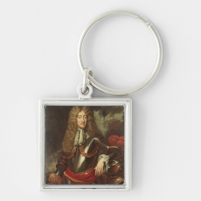 Portrait of King James II, c.1690 Key Ring (Front)