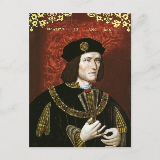 Portrait of King Richard III Postcard (Front)