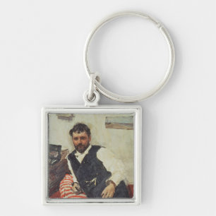 Portrait of Konstantin Korovin , 1891 Key Ring