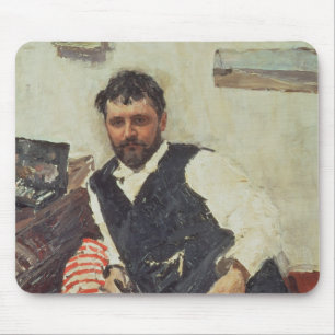 Portrait of Konstantin Korovin , 1891 Mouse Pad