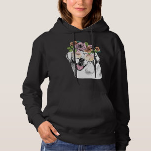 Portrait Of Labrador Retriever Dog Fitted Scoop Hoodie