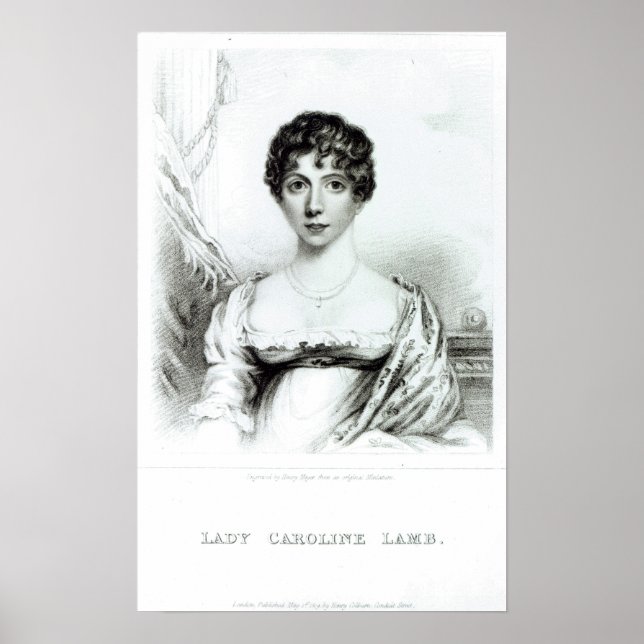 Portrait of Lady Caroline Lamb Poster (Front)