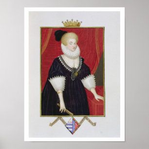 Portrait of Lady Catherine Grey (c.1538-1668) Coun Poster