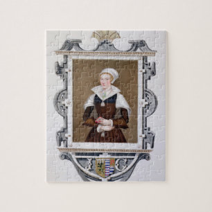 Portrait of Lady Jane Grey (1537-54) 'Nine-Days Qu Jigsaw Puzzle