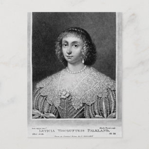 Portrait of Lady Viscountess Falkland Postcard