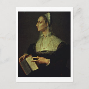 Portrait of Laura Battiferri, c.1555-60 (panel) Postcard