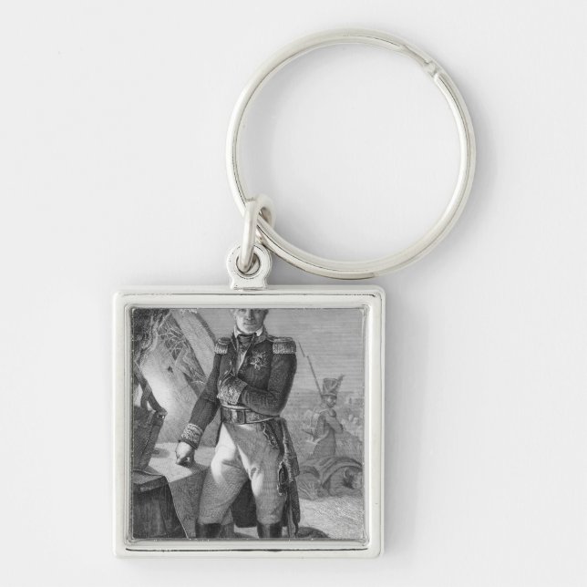 Portrait of Laurent de Gouvion Saint-Cyr Key Ring (Front)