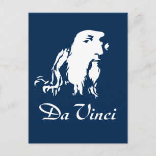 Portrait of Leonardo Da Vinci Postcard