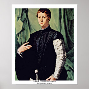 Portrait Of Lodovico Capponi By Bronzino Angelo Poster