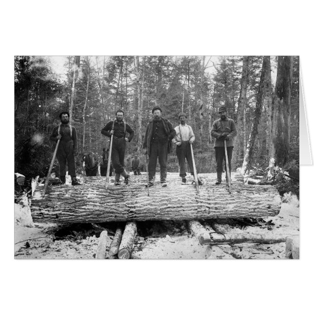 Portrait of Loggers, 1890 (Front Horizontal)