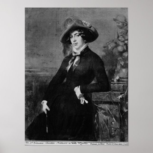 Portrait of Lola Montez , 1844 Poster (Front)