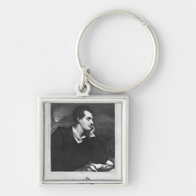 Portrait of Lord Byron Key Ring (Front)
