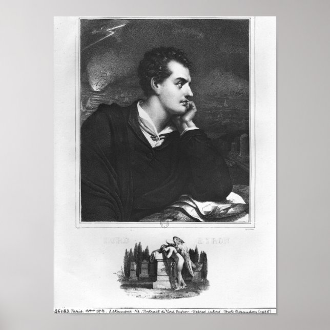 Portrait of Lord Byron Poster (Front)