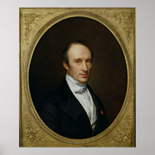 Portrait of Louis Cauchy Poster