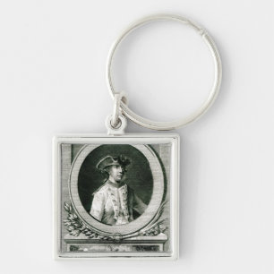 Portrait of Louis, chevalier d'Assas Key Ring