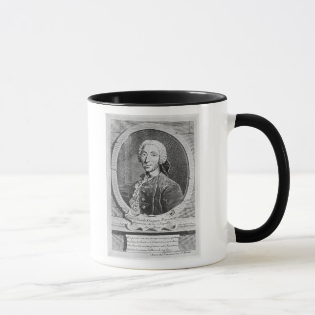 Portrait of Louis-Claude d'Aquin Mug (Right)