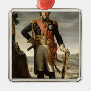 Portrait of Louis Nicolas Davout Metal Ornament
