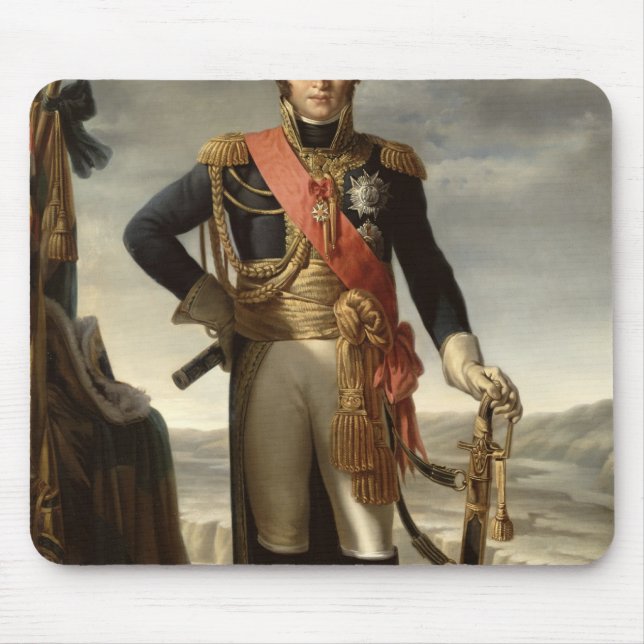 Portrait of Louis Nicolas Davout Mouse Pad (Front)