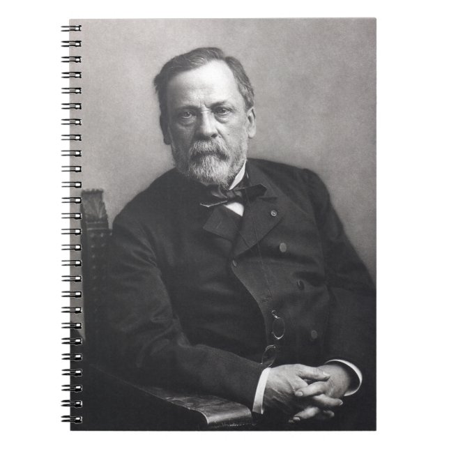 Portrait of Louis Pasteur by Nadar (Date pre-1885) Notebook (Front)