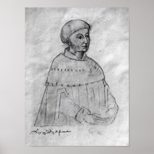 Portrait of Louis XI Poster