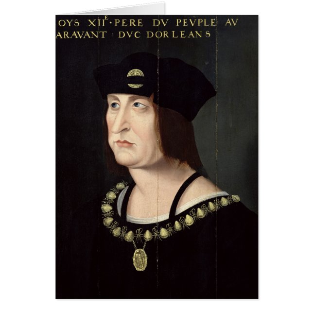 Portrait of Louis XII  King of France (Front)