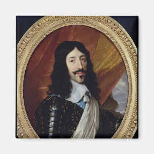 Portrait of Louis XIII after 1610 Magnet