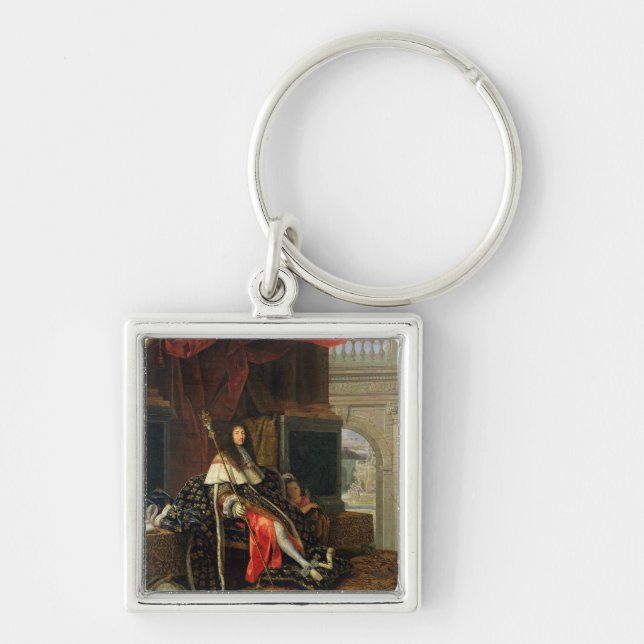 Portrait of Louis XIV  1668 Key Ring (Front)