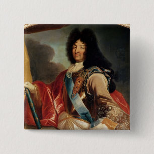 Portrait of Louis XIV 2 15 Cm Square Badge