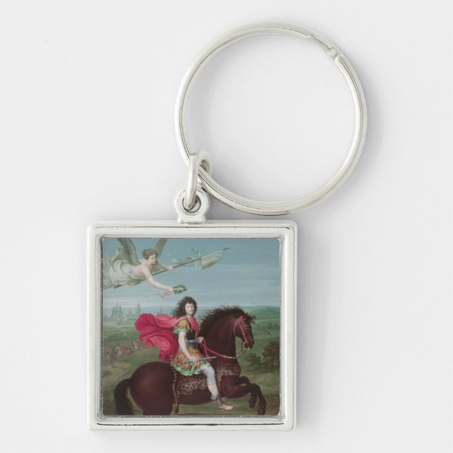Portrait of Louis XIV 2 Key Ring (Front)