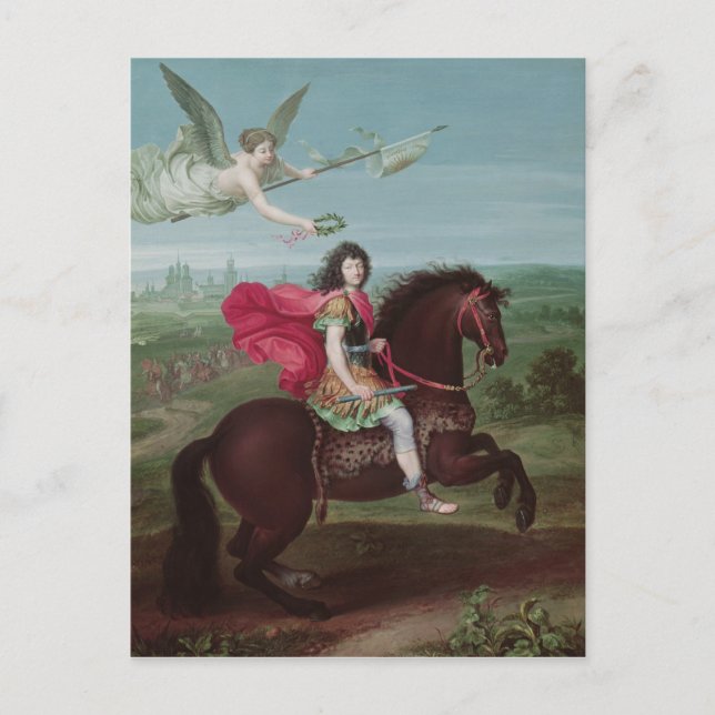 Portrait of Louis XIV 2 Postcard (Front)