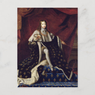 Portrait of Louis XIV aged 10, 1648 Postcard