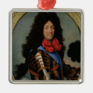 Portrait of Louis XIV Metal Tree Decoration