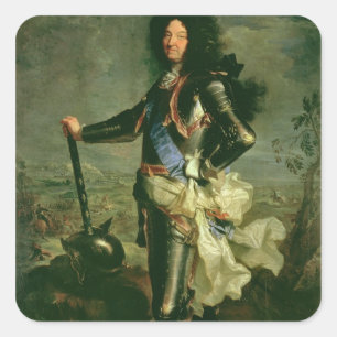 Portrait of Louis XIV Square Sticker