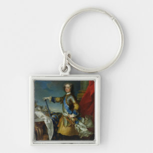 Portrait of Louis XV  King of France, c.1727 Key Ring