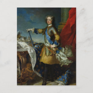 Portrait of Louis XV King of France, c.1727 Postcard
