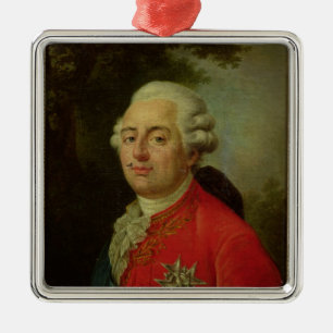 Portrait of Louis XVI King of France Metal Ornament