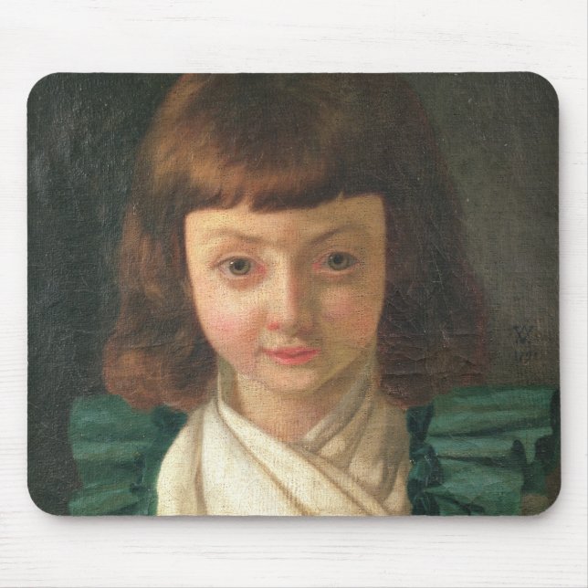 Portrait of Louis XVII  as a child, 1791 Mouse Pad (Front)
