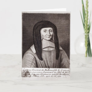 Portrait of Louise de Marillac Card