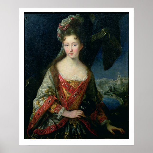 Portrait of Louise-Hippolyte (1687-1731), Princess Poster (Front)
