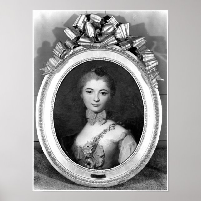 Portrait of Louise Honorine Crozat du Chatel Poster (Front)