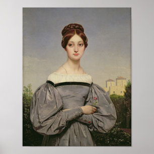 Portrait of Louise Vernet  Daughter of the Poster