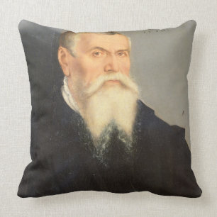 Portrait of Lucas Cranach the Elder (1472-1553) 15 Cushion