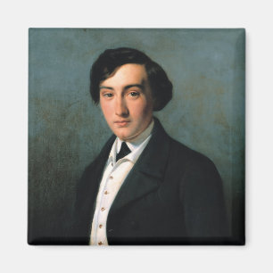 Portrait of Lucien Petipa  1849 Magnet