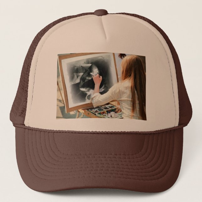 Portrait of Lucy Trucker Hat (Front)