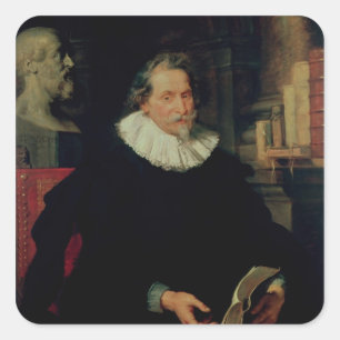 Portrait of Ludovicus Nonnius Square Sticker