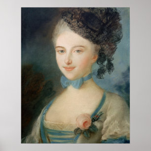 Portrait of Madame Balzac, c.1798 Poster