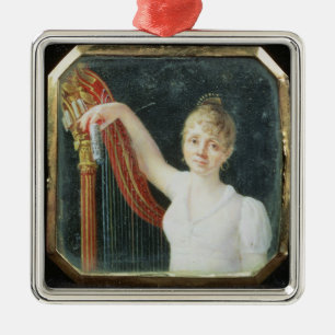 Portrait of Madame Beaumont Metal Ornament