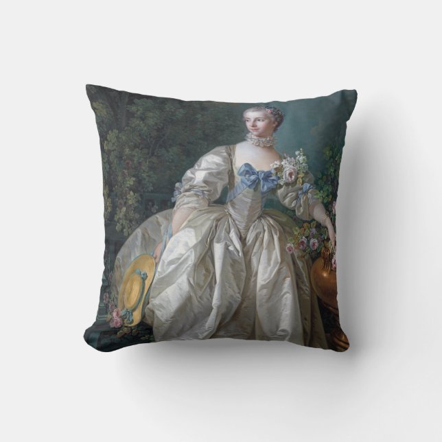 Portrait of Madame Bergeret, Boucher Cushion (Front)