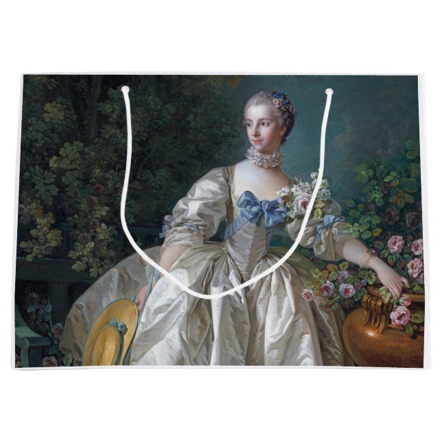 Portrait of Madame Bergeret, Boucher Large Gift Bag (Front)